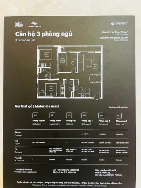 CĂN HỘ 3PN (88M2) LIỀN KỀ AEON MALL BÌNH TÂN ! MỚI !