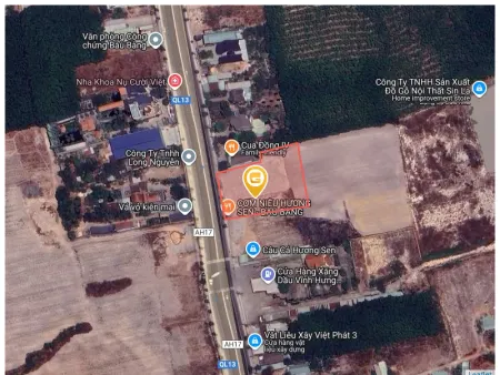 Bán đất 1536m² ngang 19.2m giá 14 tỷ Xã Bàu Bàng