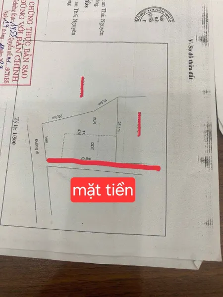 Bán đất 1080m² ngang 52m giá 8.64 tỷ Phường Bá Xuyên