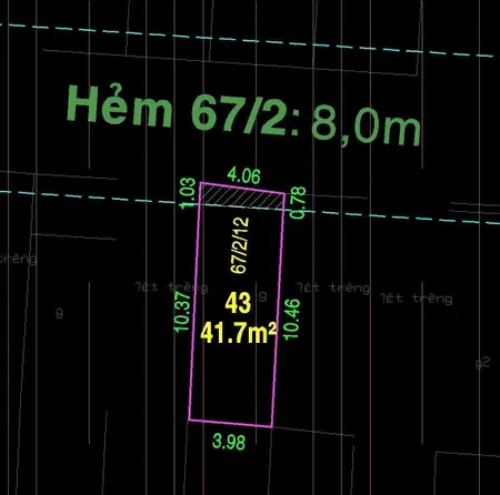 Nhà hẻm đường số 6, Bình Hưng Hòa dt 48m2 2 lầu 3pn 3wc giá 4,68 tỷ