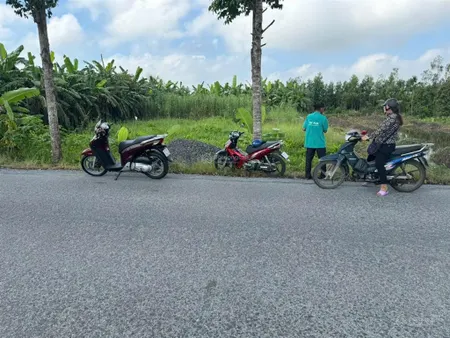 Bán miếng đất mặt tiền lộ bốn tổng một ngàn, khu dân cư đông đúc, châu thành a, hậu giang