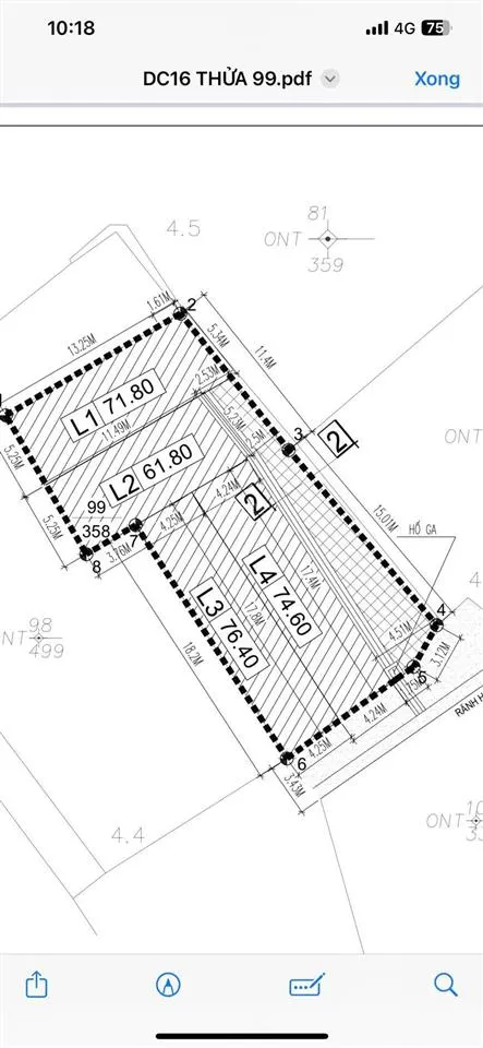 Bán đất làng nghề trà lâm trí quả thuận thành dt 76m mt hậu 4m30 ngõ ô tô thông 50m ra hồ ô tô trán