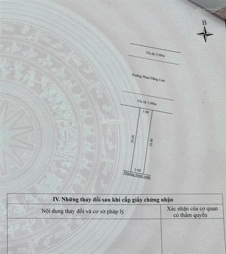 Bán đất mặt tiền đường phan đăng lưu gần nguyễn hữu thọ, dt 5x26m, giá 13 tỷ 5 tl