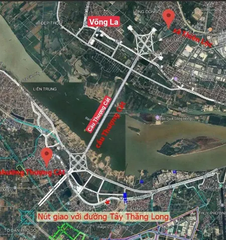 Giá chỉ 3tỷ120tr võng la, đông anh ngay đầu cầu thượng cát dt 45m2 mt 5,3m, hậu 5,3m