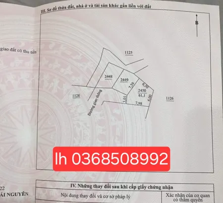 Bán nhà 61,1m² ngang 6,5m giá 1.38 tỷ Phường Tích Lương