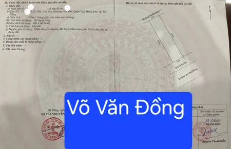 🔴💥Bán đất đường Võ Văn Đồng - Gần bãi tắm Tân Trà