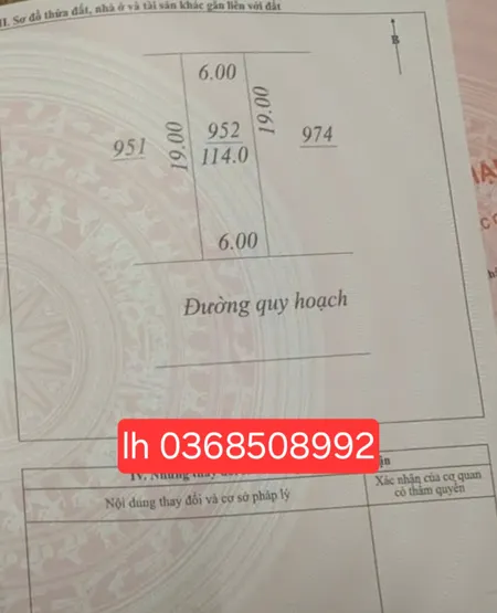 Bán đất 114m² ngang 6m giá 4.15 tỷ Phường Tích Lương