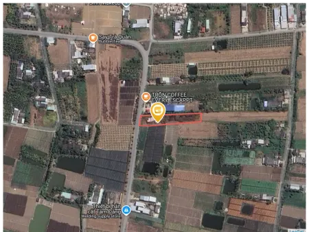 Bán đất 1342.7m² ngang 16.40mm giá 6.5 tỷ Xã Tân Đông