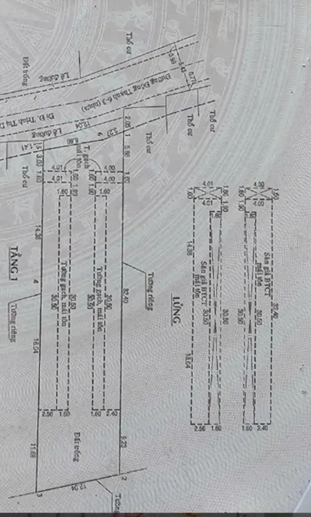 BÁN 2 DÃY PT KÍN PHÒNG (12x50) – MT NHỰA ĐÔNG THẠNH, HÓC MÔN