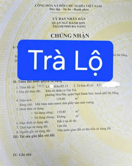 🔴💥Bán đất đường Trà Lộ - thông đường Trường Sa - xây căn hộ rất đẹp