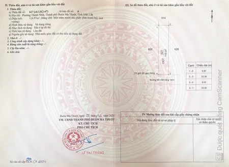 Bán đất 230m² giá 6.6 tỷ Phường Thành Nhất