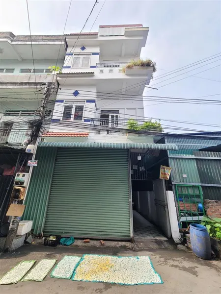 Bán nhà 1t2l và dãy trọ 5.5x22m, hẻm đt.743 p. tân đông hiệp, thu nhập 18tr/th thổ cư 100%