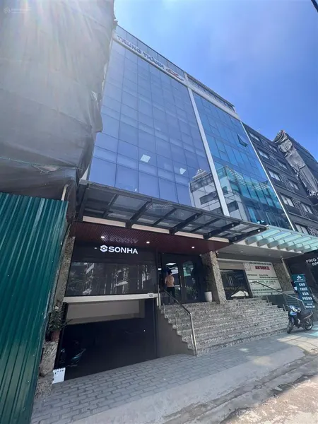 Bán tòa văn phòng phố trần thái tông cầu giấy, 130m2 x 9t. mt 8m. 89 tỷ, dt cho thuê ~200tr/th