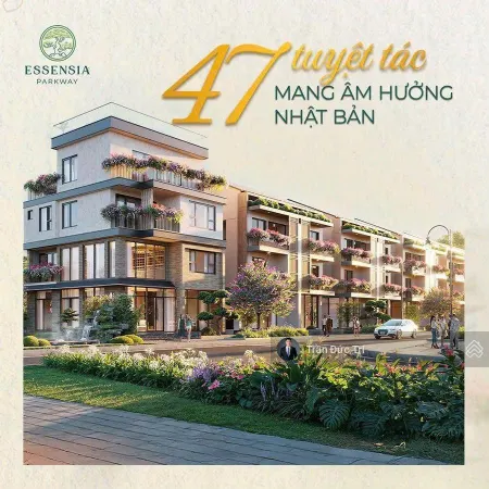 Bán biệt thự tại essensia parkway, 31 tỷ, 160m2, mua trực tiếp từ cđt. thanh toán theo tiến độ