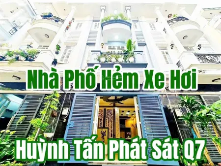 Bán nhà hẻm xe hơi 1979 huỳnh tấn phát , thị trấn nhà bè liền kề quận 7 dt 4.8x11, giá 5 tỷ 890tr
