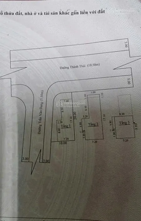 Cần bán gấp nhà 3 tầng 2 mặt tiền đường 10,5m thành thái, cẩm lệ với 15,x tỷ