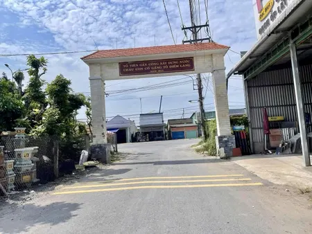 Cho thuê Đất MT đường liên ấp 7 Long Cang (xóm Bà Vệ) ngay kcn Thuận đạo. DT 100m2 giá 4tr/th
