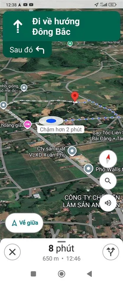 Bán đất 250m2 tại tỉnh lộ 516b, thạch cẩm, thạch thành, thanh hóa, 500 triệu