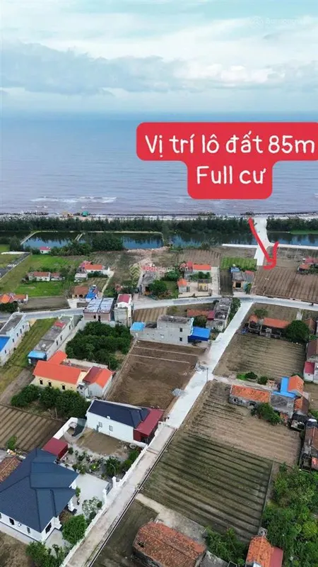 Chính chủ bán lô đất 85m full cư. cách biển hải hoà 50m, cạnh khu nghỉ dưỡng và sân golf xuân thiện