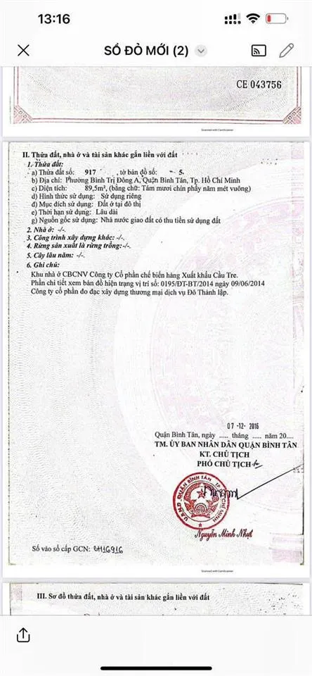 Bán gấp lô đất hẻm xe hơi 457 lê văn quới, bình tân khu nhà cao tầng, đã có gpxd, giá tốt