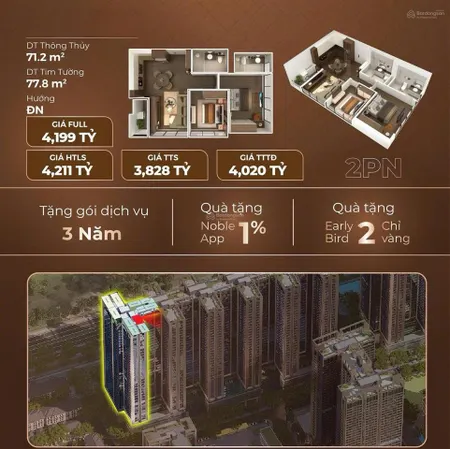 Quỹ căn 2pn tòa legend 2 hướng đông nam không chênh dự án sunshine legend city hưng yên