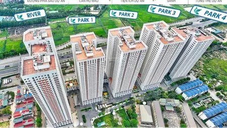 Bán căn hộ 96,4m2 3pn2wc, tầng trung, căn góc, tòa tđc park 3 eurowindow river park, 0772 272 ***