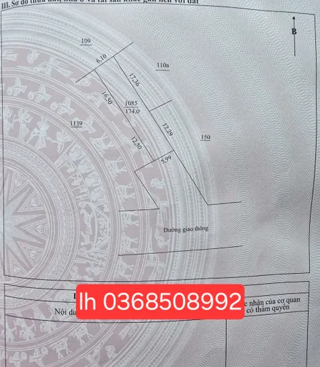 Bán đất 174m² ngang 5,99m giá 3.1 tỷ Phường Vạn Xuân