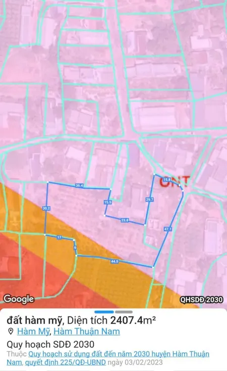 Bán đất 1662.5m² ngang 35m giá 3.5 tỷ Xã Tuyên Quang