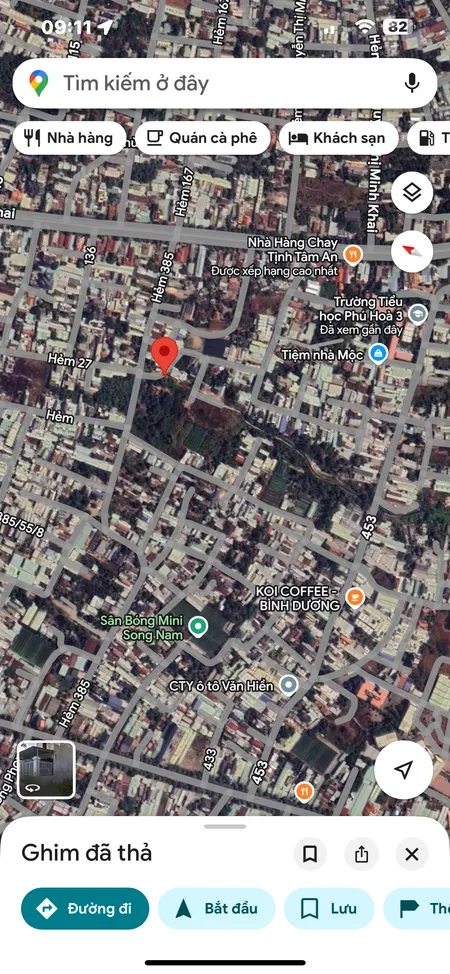 Đất khu 8 Phú Hoà cũ (phường Phú Lợi-TP.HCM) nhánh hẻm 385 Lê Hồng Phong đường oto thông sót lô giá công nhân