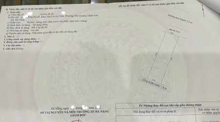 Bán lô đất 97m2 đường MÂN QUANG 11 - thông đường Ngô quyền