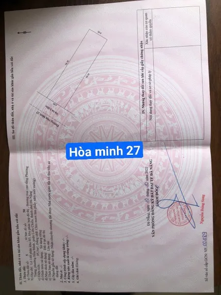 🔴💥Bán đất đường Hòa Minh 27 - Sát Nguyễn Sinh Sắc