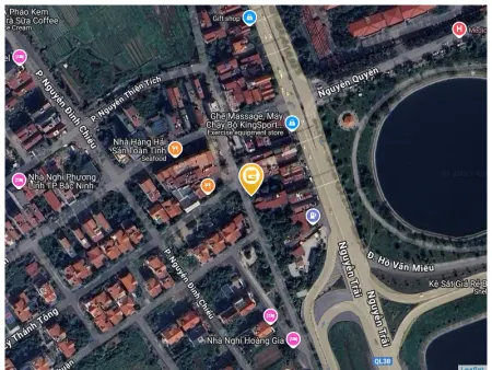 Bán 79.2m đất làn 2 đường nguyễn trãi bò sơn. Nhìn biệt thự đại hoàng long. Cạnh nhà hàng hải sản toàn tình, chim tuấn giang. Cách 100m ra đường nguyễn quyền. Phường võ cường bắc ninh