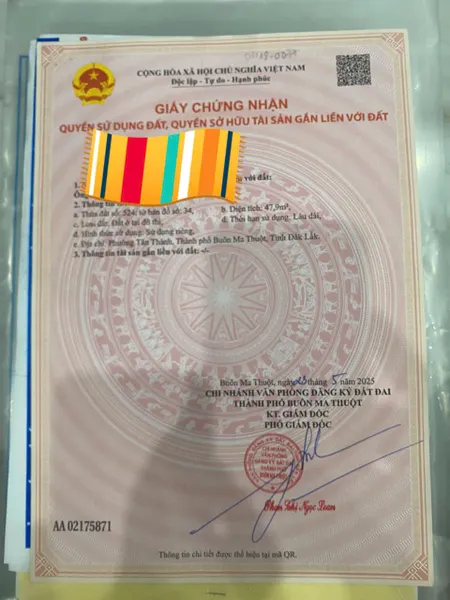 Bán nhà 47m² ngang 5m giá 2.65 tỷ Phường Buôn Ma Thuột