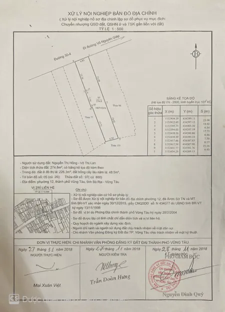 Bán nhà đường 30/4, phường 11 - 275m2 - 12 tỷ