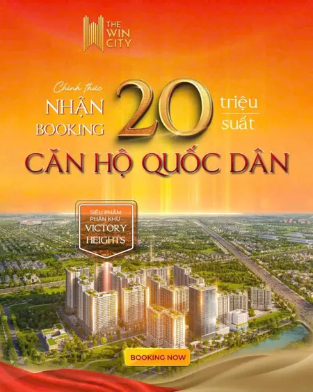 Căn Hộ THE WIN CITY, Booking chỉ với 20tr ,giá cực kì tốt