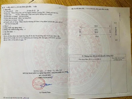 50m đồng trữ phú nghĩa ngõ thông ô tô