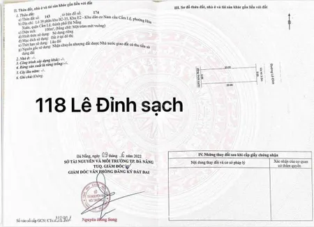 Cần bán gấp 1 lô đất đẹp đường lê đỉnh, hoà xuân