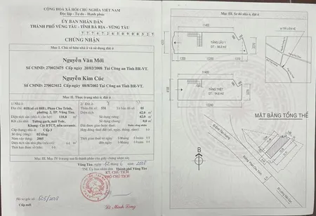 BÁN NHÀ 1 TRỆT 1 LẦU MẶT TIỀN PHAN CHU TRINH, GẦN BIỂN BÃI TRƯỚC - 8.5 TỶ - 62m2