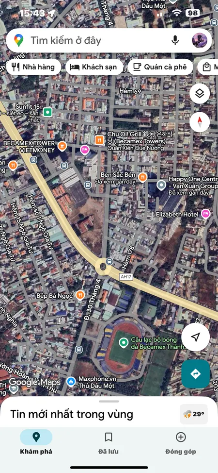 Nhà cấp 4 kiên cố đẹp Phú Hoà cũ (phường Phú Lợi-TP.HCM) vị trí trung tâm đẹp ngay sau chung cư Happy One,toà nhà Becamex,vòng xoay Gò Đậu...đường oto 5 chỗ