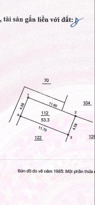Chính chủ bán rẻ đất xa la, 54m2, mặt tiền 4.6m, lô góc, gần ô tô, xây ccmn đẹp, 7.2 tỷ