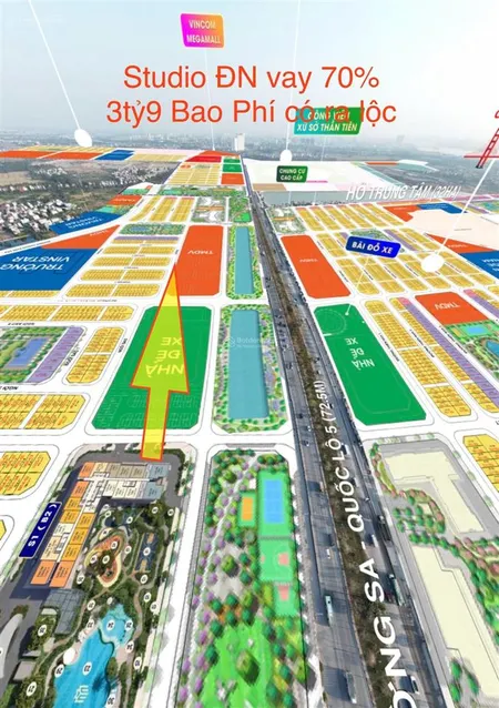 Bán căn hộ studio giá 3tỷ9 bao phí. tại masteris cổ loa. lô gia đông nam