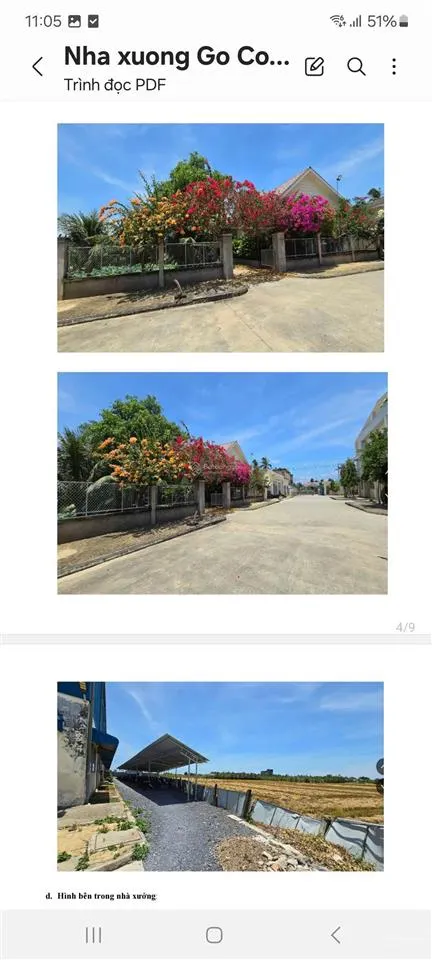 Bán xưởng huyện gò công đông, tỉnh tiền giang
