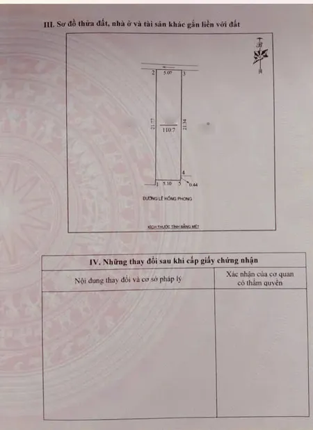 NHÀ 2 tầng 111m2 MẶT ĐƯỜNG LÊ HỒNG PHONG, TP Vinh  – VỊ TRÍ ĐẸP & HIẾM CÓ
