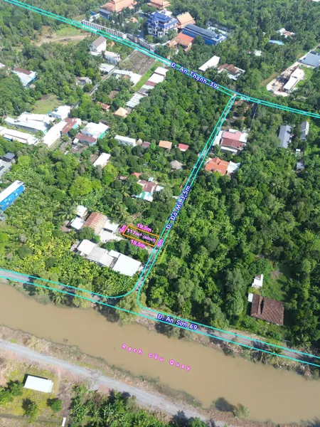 Lô đất sát bên rạch Cầu Quay, 1/Đường An Thạnh 39, Cách sông Búng chỉ 200m, xe ô tô thoải mái