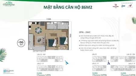 Bán nhanh căn hộ mizuki park 86m2 2pn/2wc block mới nhất. đã có sổ. giá 4,95ty. bao sang tên