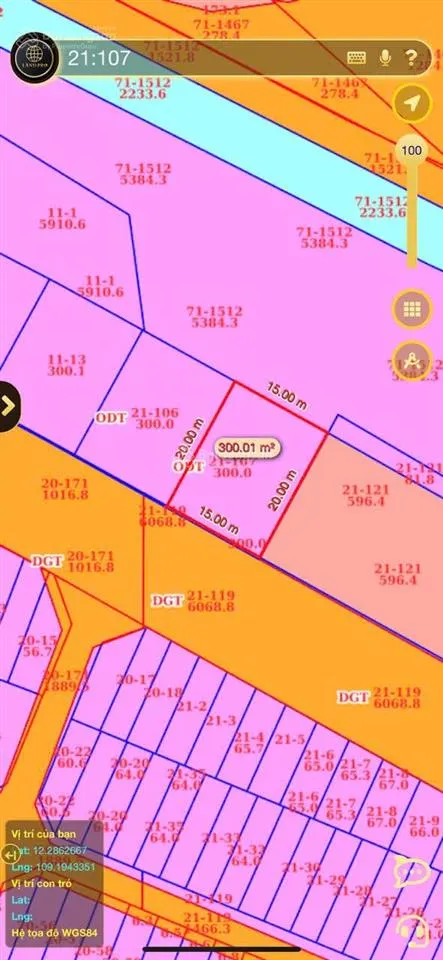 Bán lô đất biệt thự đẹp đường triệu quang phục, bắc nha trang 300m2 ngang 15m giá 16,2 tỷ