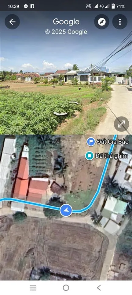 Cần bán nhanh đất full tc, dt 420m2. cách tttp chỉ 10p đi xe máy, cách ql1, kcn, ubnd xã bk 1km
