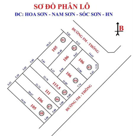 Bán đất siêu hot tại nam sơn, sóc sơn, hà nội, 15 triệu / m2, 105 m2