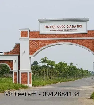 Gia đình vay nh 1.5tỷ, bán gấp mảnh đất 157m2, tt tân xã, đối diện đh fpt, đhqg, cách metro5 1km