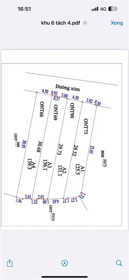 Bán đất dân quyền, tam nông, phú thọ, 800 triệu, 139 m2, hàng hiếm tại giá ưu đãi